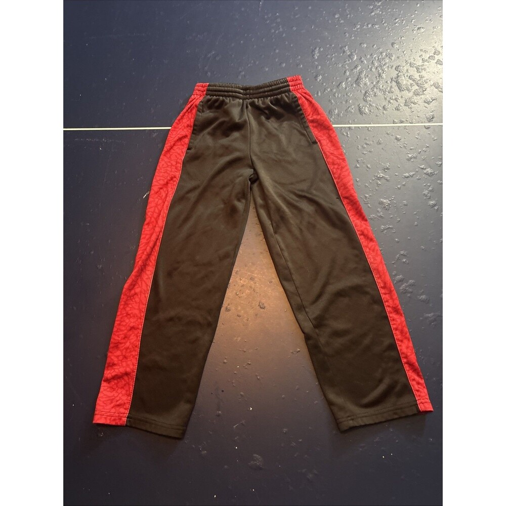 Air JORDAN Black & Red Boys Size 7 Sweat Pants